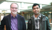 Dr. David Drabold and Physics Doctoral Student Bishal Bhattarai