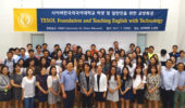 Students gather in South Korea for the TESOL Foundation and Teaching English with Technology conference with Ohio University.